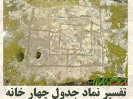 سنگ جدول چهار خانه در گنج یابی
